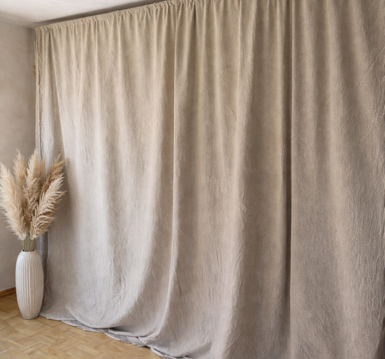 Beige Leinwand